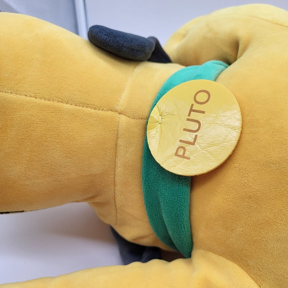 Disney Plush Yellow and Black Pluto Toy - Picture 4 of 14